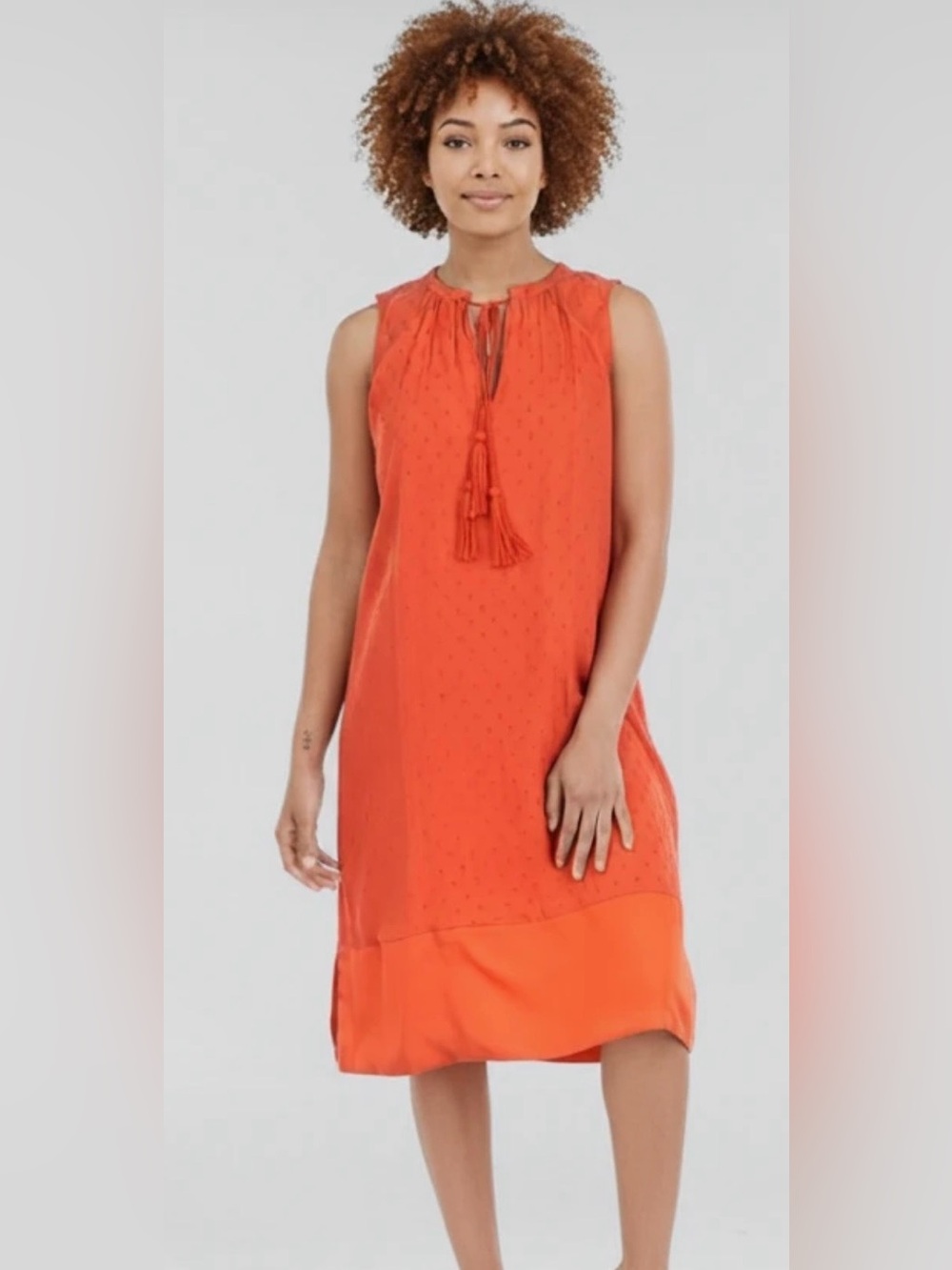 Lucky Brand Swiss Dot Shift Dress